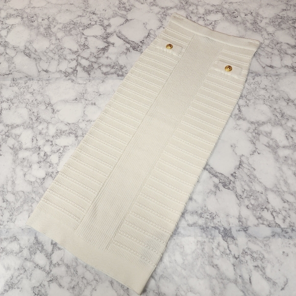 Balmain Dresses & Skirts - Balmain Pointelle Knit Midi Skirt